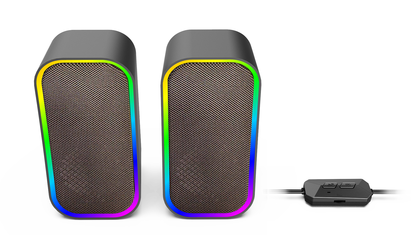 Speedlink - TOKEN RGB Gaming Stereo Højttaler, sort