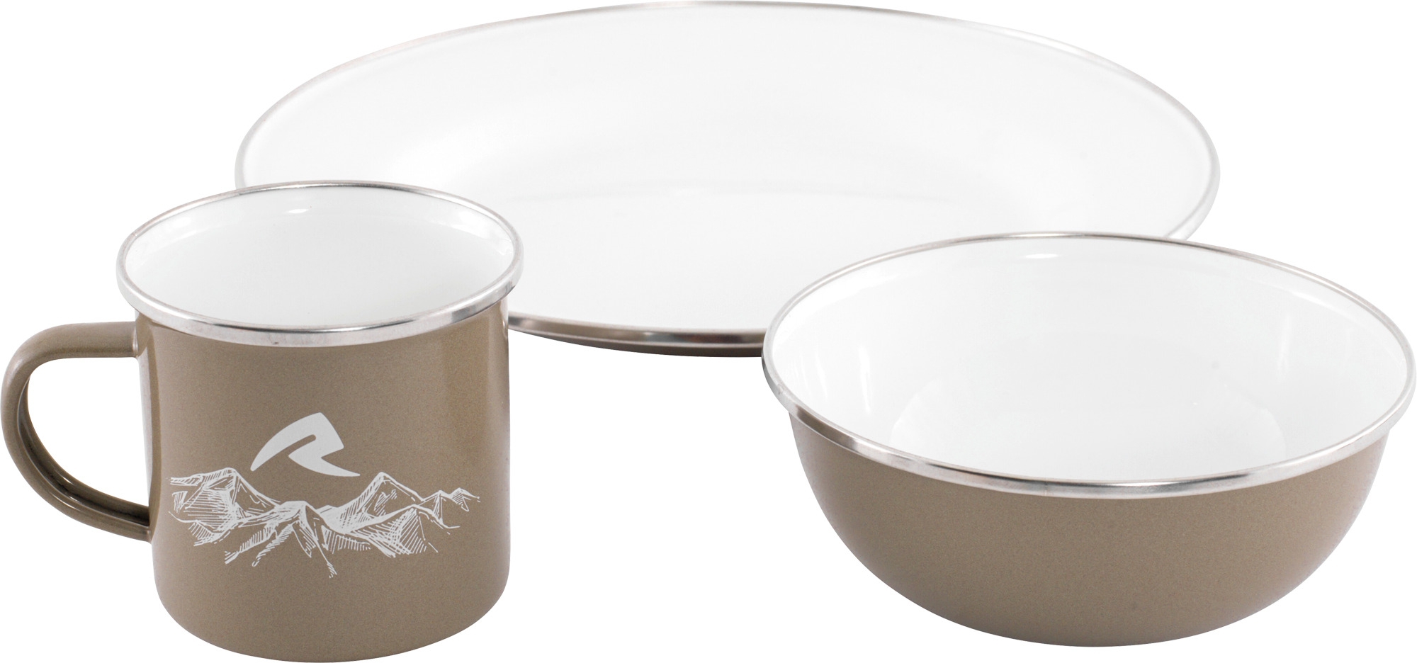 Robens Tongass Single Emaille-Set 3-tlg.