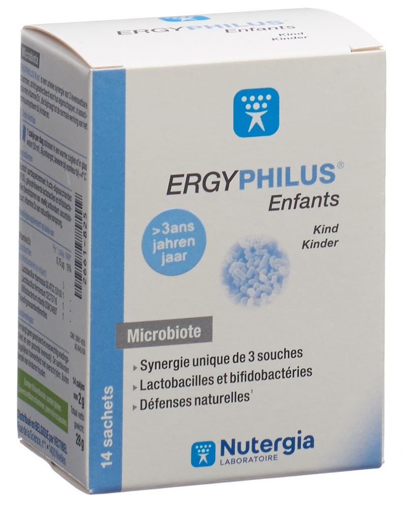 NUTERGIA Ergyphilus Kinder<br>14 Stück, Beutel