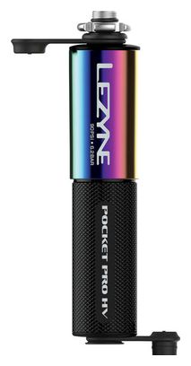 Pompe à Main Lezyne Pocket Drive Pro HV Noir/Neo Metallique