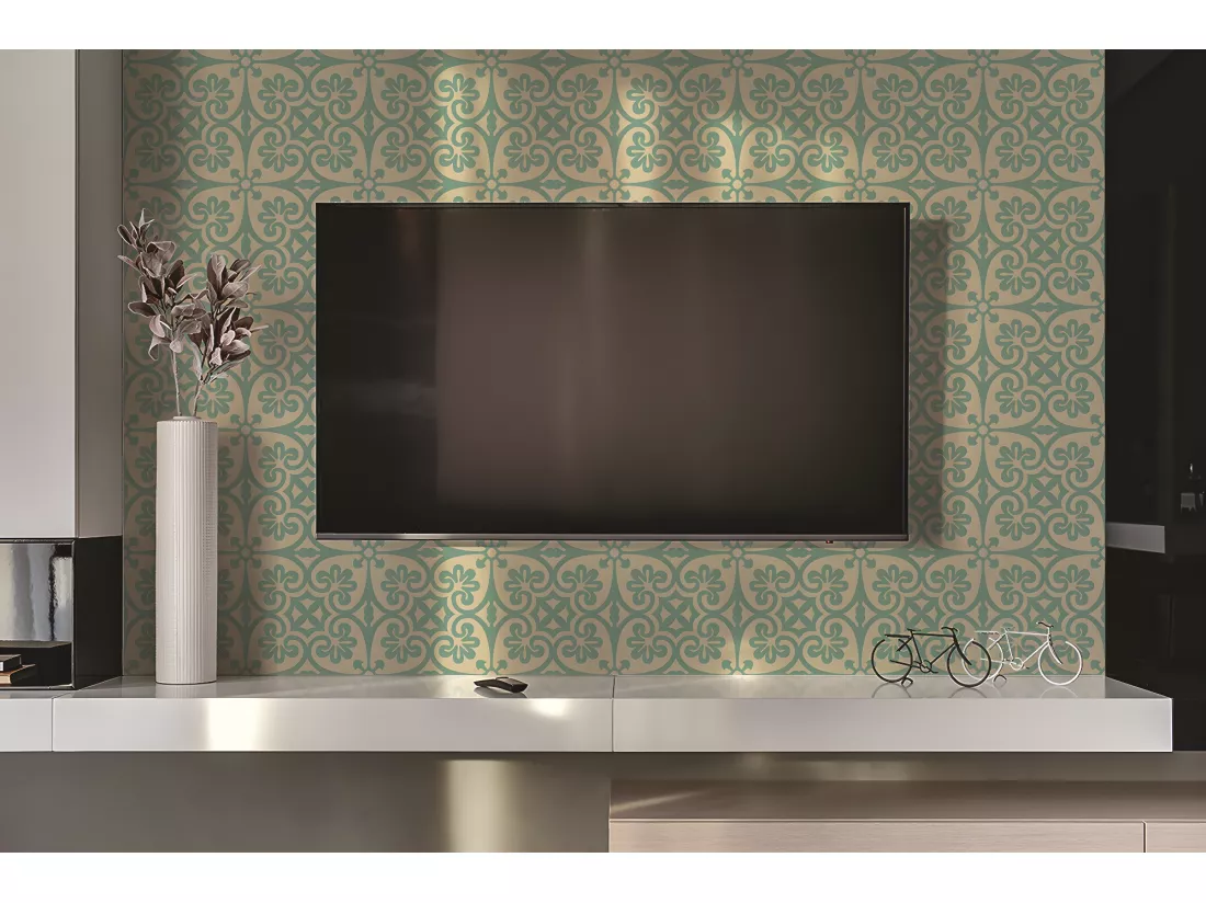 Panneaux muraux en vinyle, Planches en vinyle adhésives - 100x50 cm - Ambiance orientale