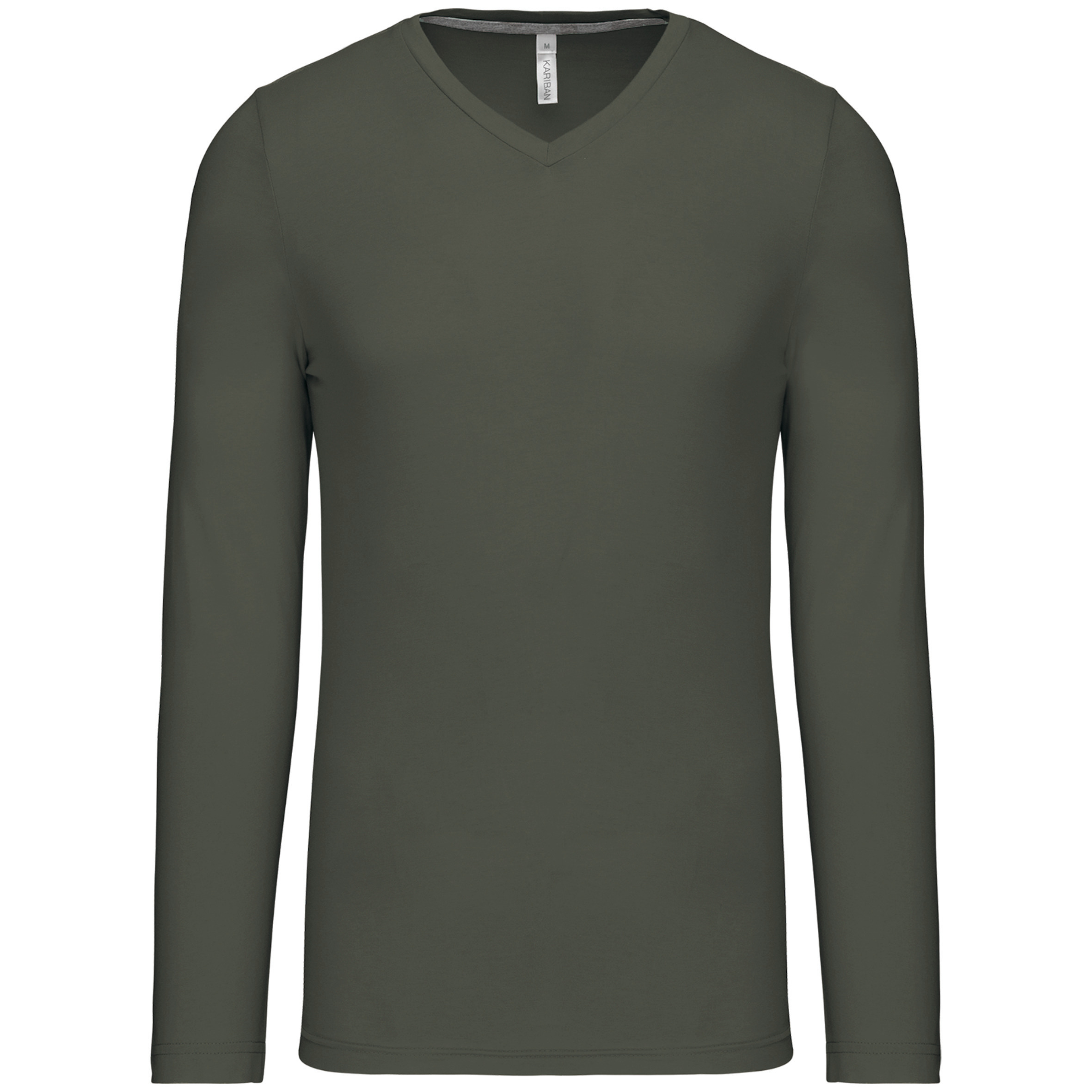 Kariban K358 - T-SHIRT COL V MANCHES LONGUES