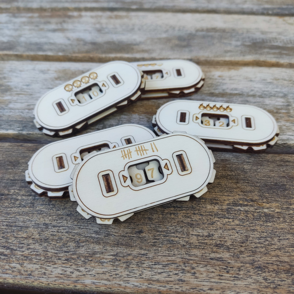Compteur de points en bois