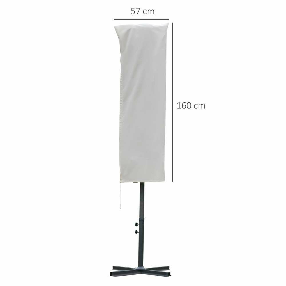 Housse de protection imperméable pour parasol droit polyester oxford