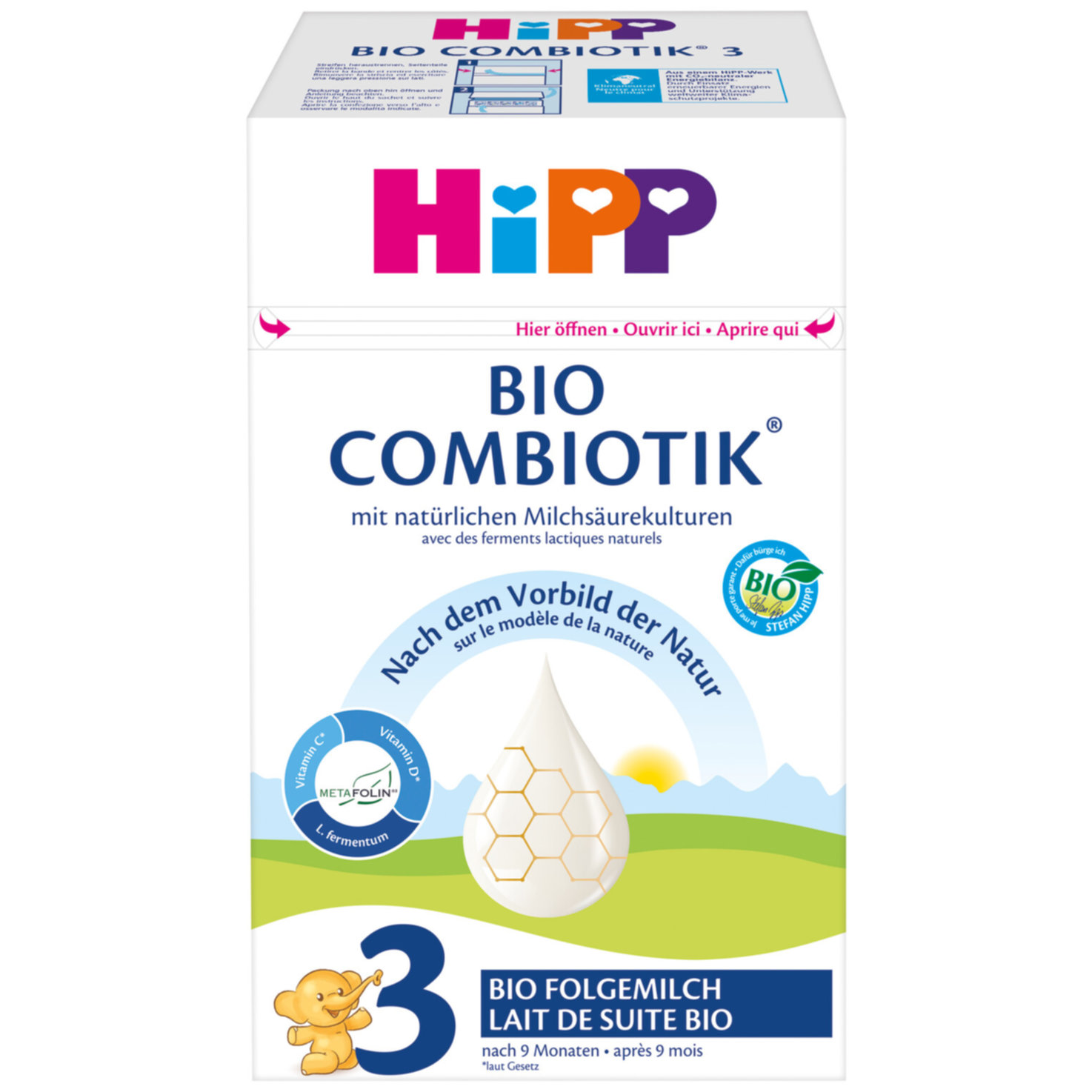 Hipp 3 Bio Folgemilch Combiotik 9+ Monate