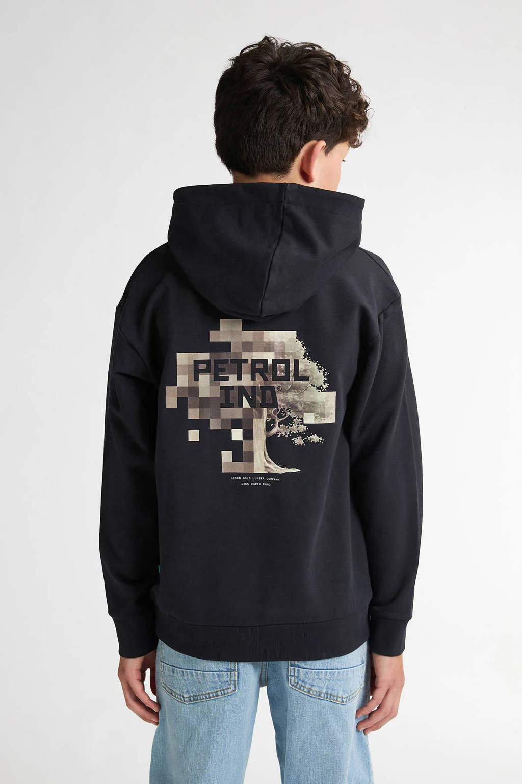 Petrol Industries hoodie zwart