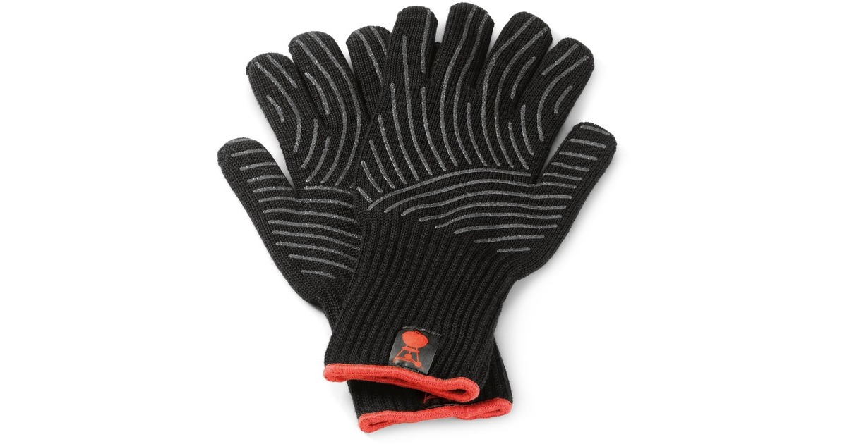 WeberPremium handschoenen  (Zwart, Maat S/M)
