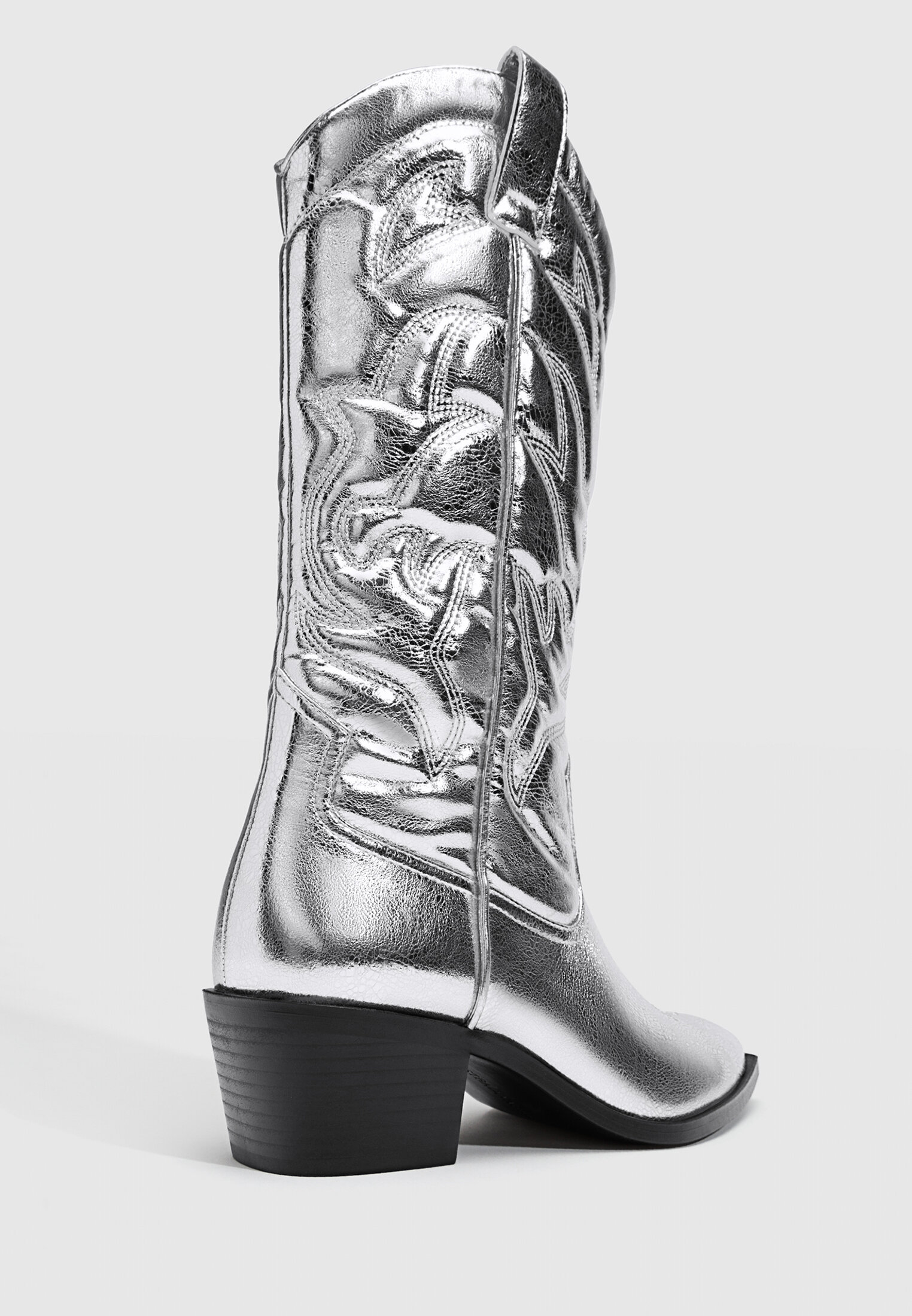 Botas de cowboy metalizadas
