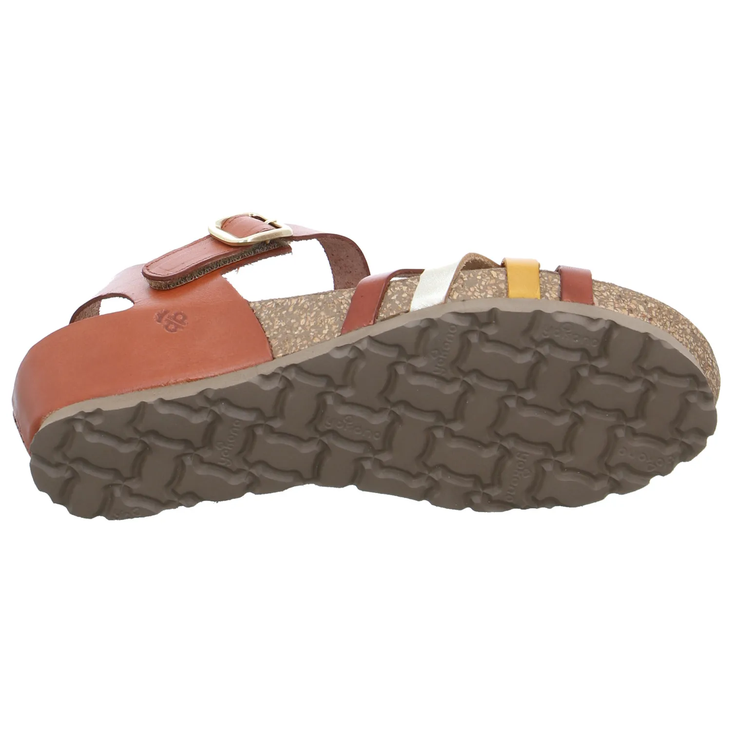 Bio-Sandalette Cognac Leder