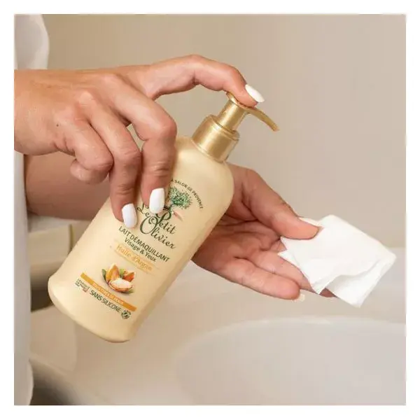 Le Petit Olivier - Leite de Limpeza para Rosto e Olhos - Óleo de Argan 200ml