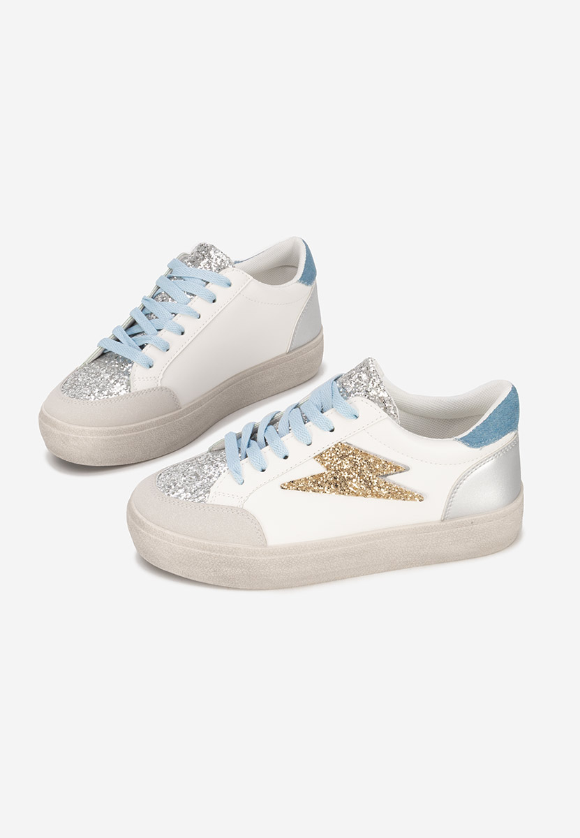 Baskets pour femme blancs Aurellia V2
