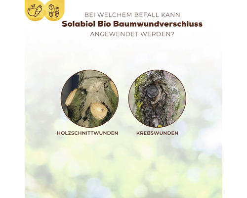 Solabiol Bio Tree Wound Sealant, geschikt voor biologische landbouw, 100% natuurlijke ingrediënten, 1 kg