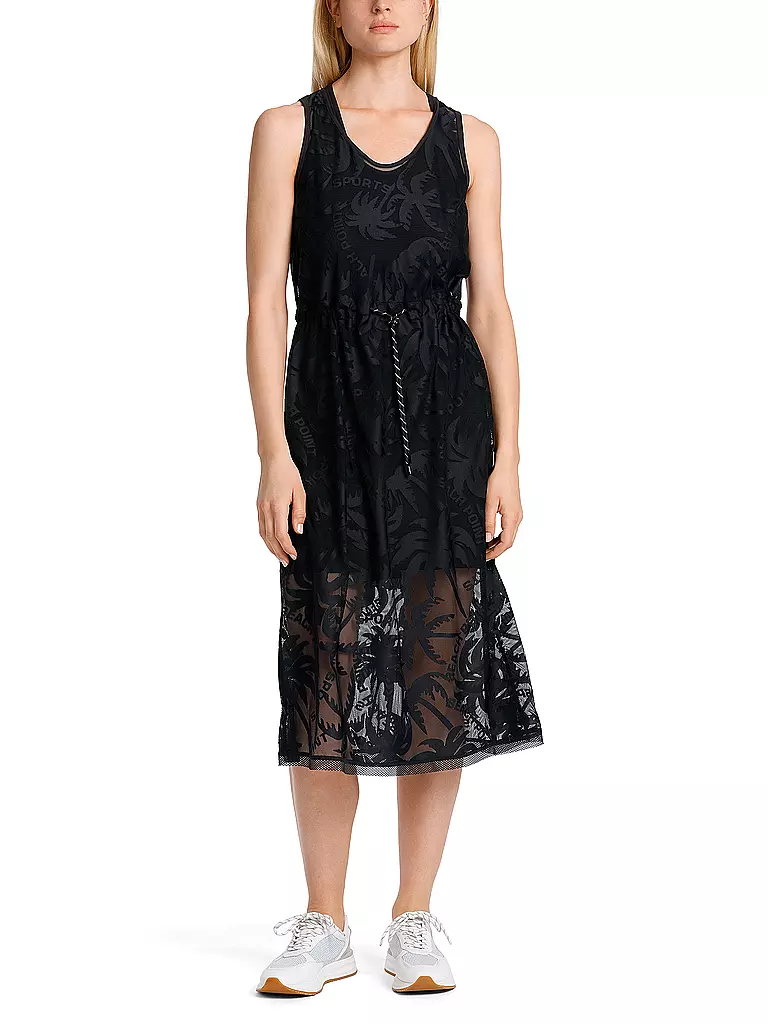 MARC CAIN Midikleid dunkelblau