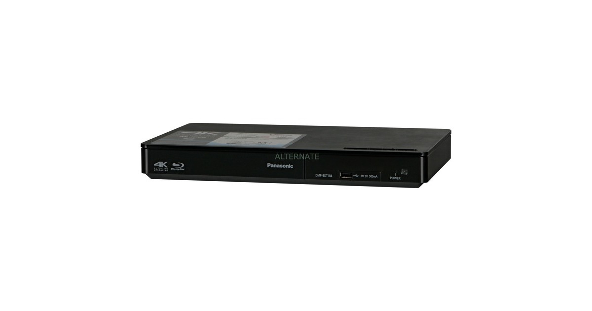 PanasonicDMP-BDT184EG blu-ray speler  (Zwart)