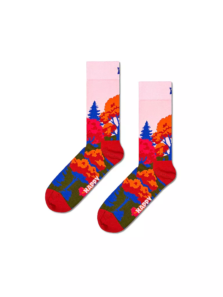 HAPPY SOCKS Damen Socken AUTUMN 36-40 light pink rosa