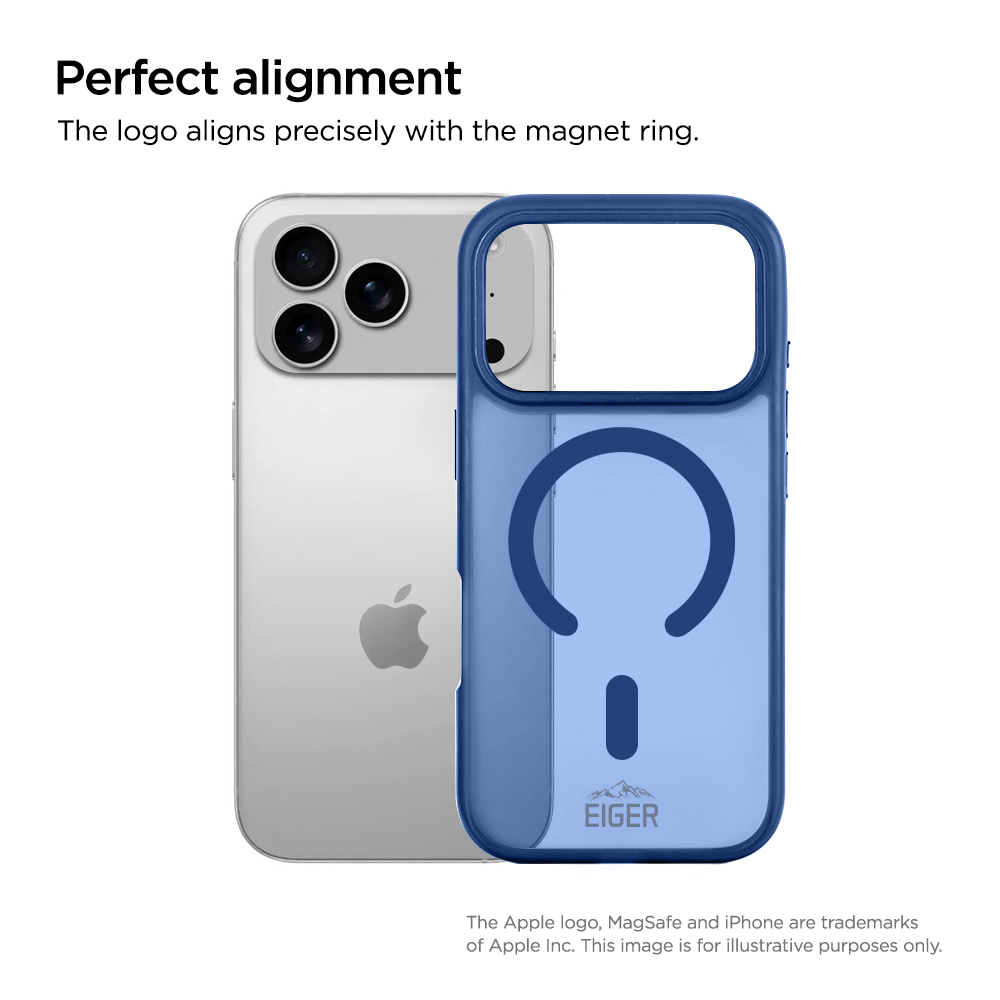 iPhone 17 Pro MagSafe Blizzard Case GRS Schutzhülle aus Recycelten Materialien (EGCA00914) - Blau