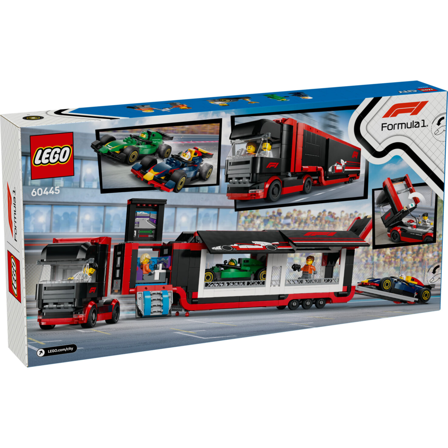 LEGO® City 60445 F1 Transporter mit RB20 & AMR24 F1ab 8 Jahren