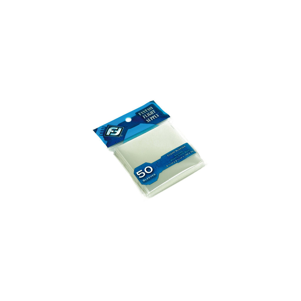 50 Protège Cartes 70x70mm FFG (Paquet Bleu)
