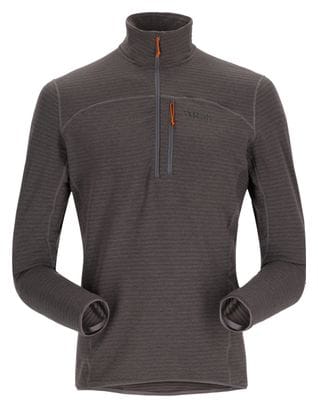 Pull Polaire Demi-Zip Rab Ascendor Light Gris