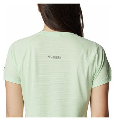 T-Shirt Technique Femme Columbia Cirque River Vert