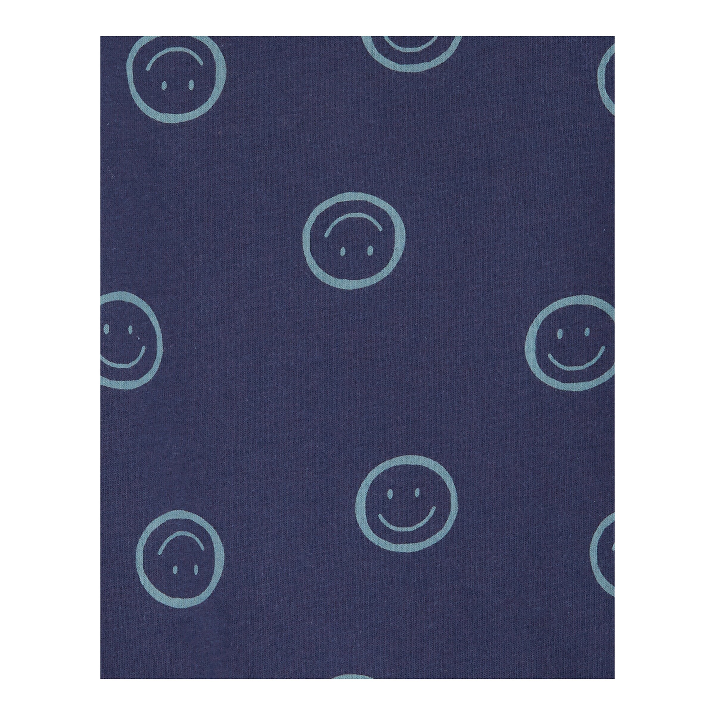 Carter's 2-tlg. Set T-Shirt und Latzhose kurz Ringel Smiley