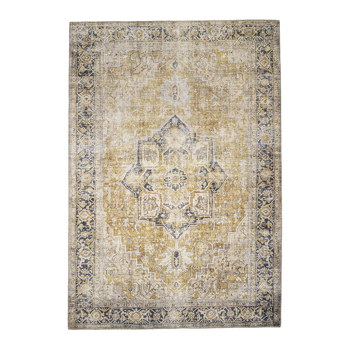 Vintage vloerkleed - Lugan Geel | Ruim assortiment