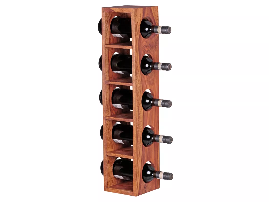 Casier à vin Bois Massif Porte-bouteilles de vin Range bouteilles 70 cm