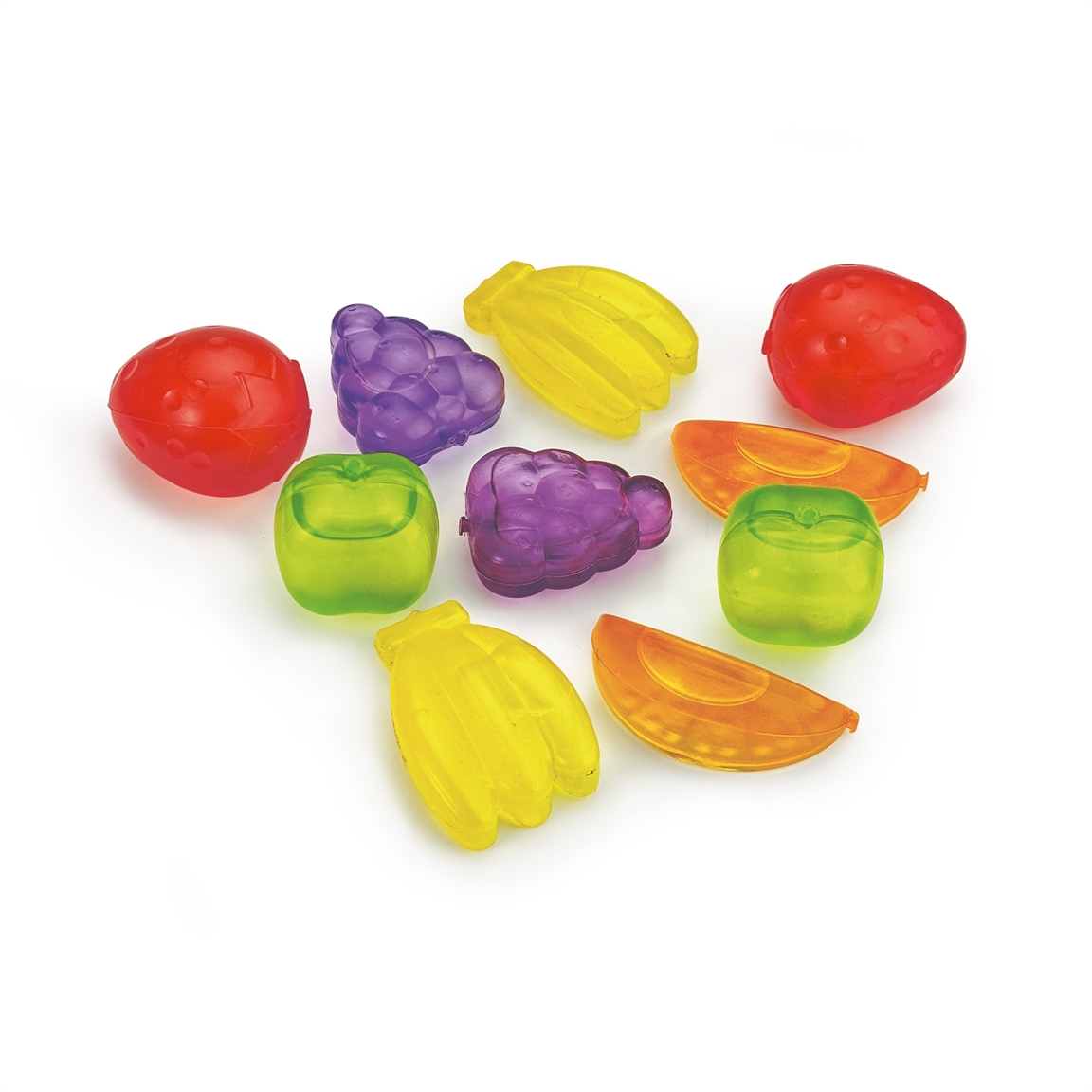 Lot de 10 glaçons forme fruit