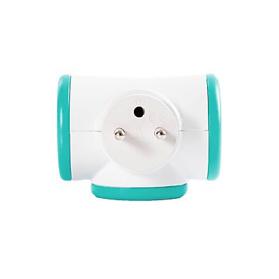 Triplite rotative turquoise