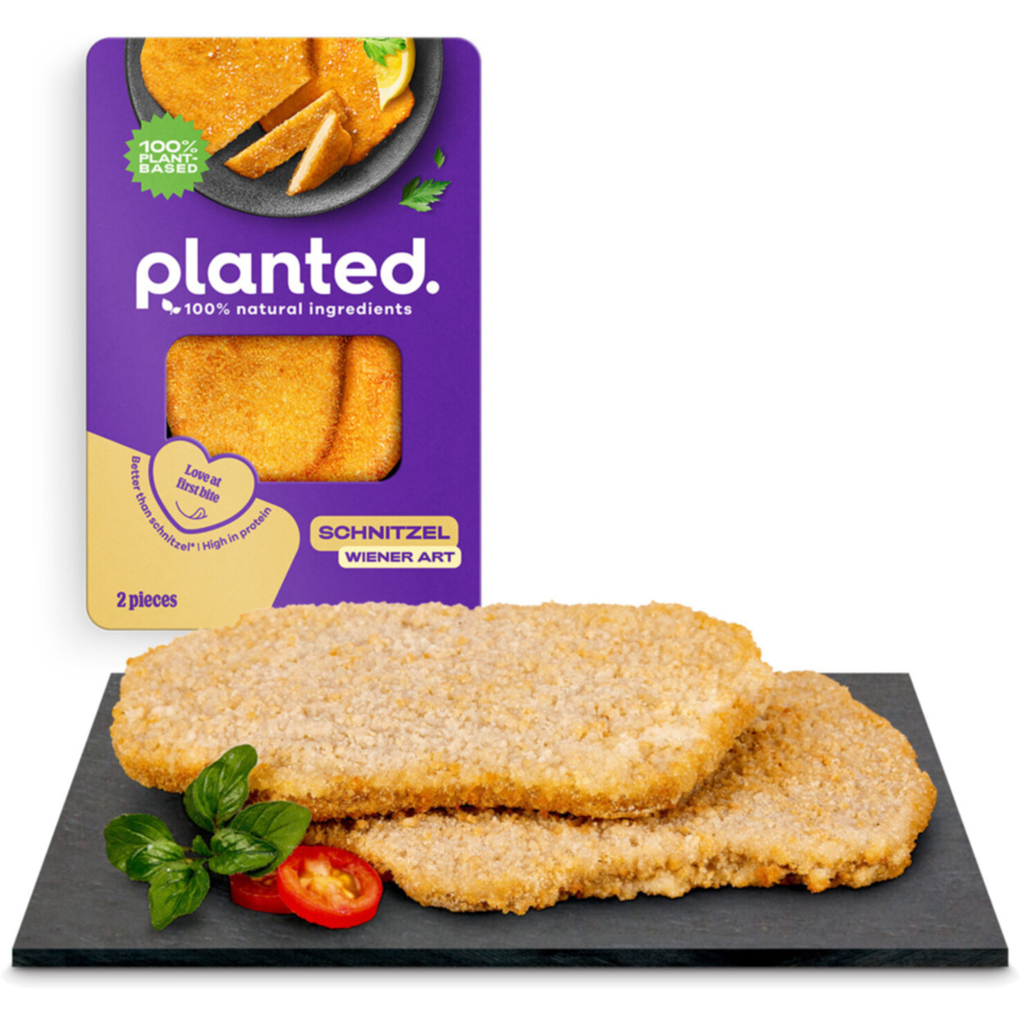 Planted vegane Alternative zu Schnitzel -