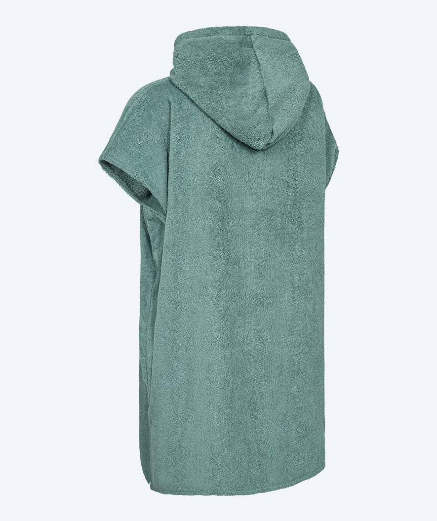 Watery badeponcho til junior - Bomuld - Forrest Green
