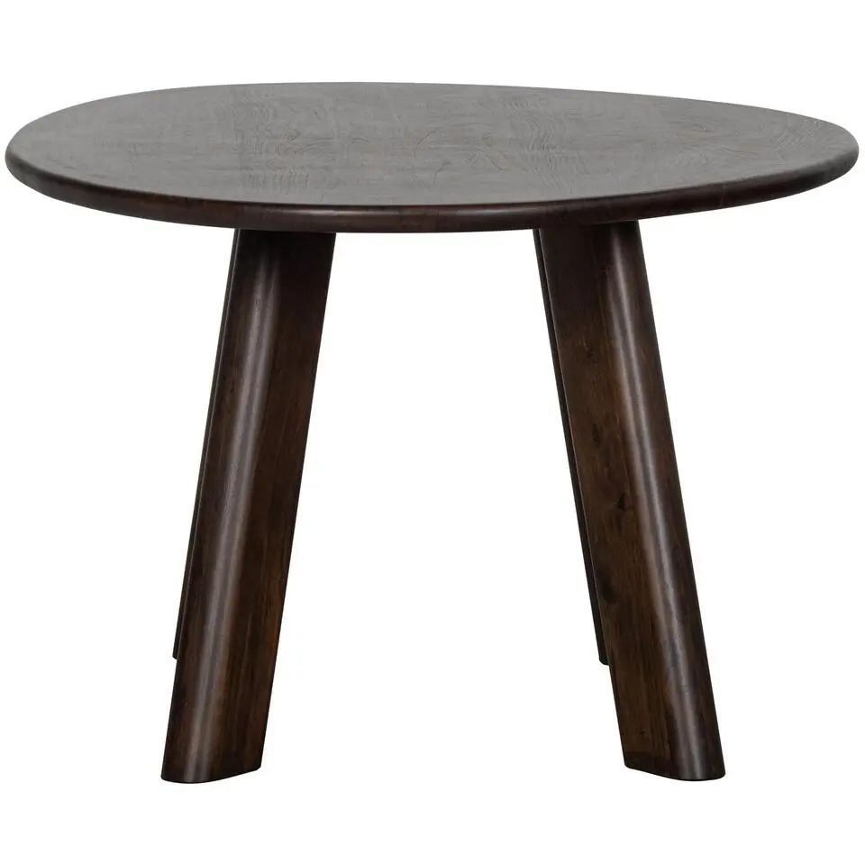 WOOOD Roundly Eetkamertafel - Mangohout - Walnoot - 76x160x110