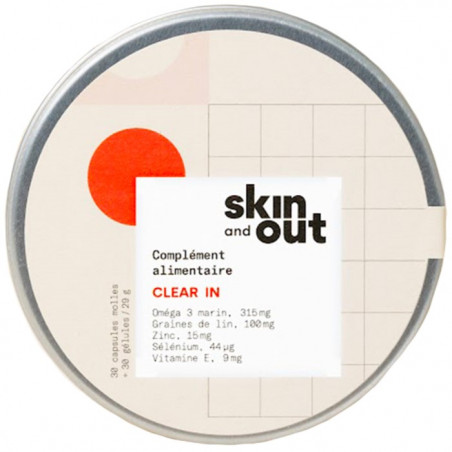 Skin & Out CLEAR IN Complément stop-boutons