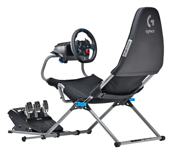 Playseat Challenge X - Logitech G Edition, Spillekonsolstol, 163 kg, Væddeløb, PC, PlayStation 4, PlayStation 5, Playstation 2, Playstation 3, Xbox, Xbox 360, Xbox One, Xbox..., 20 kg, 120 cm