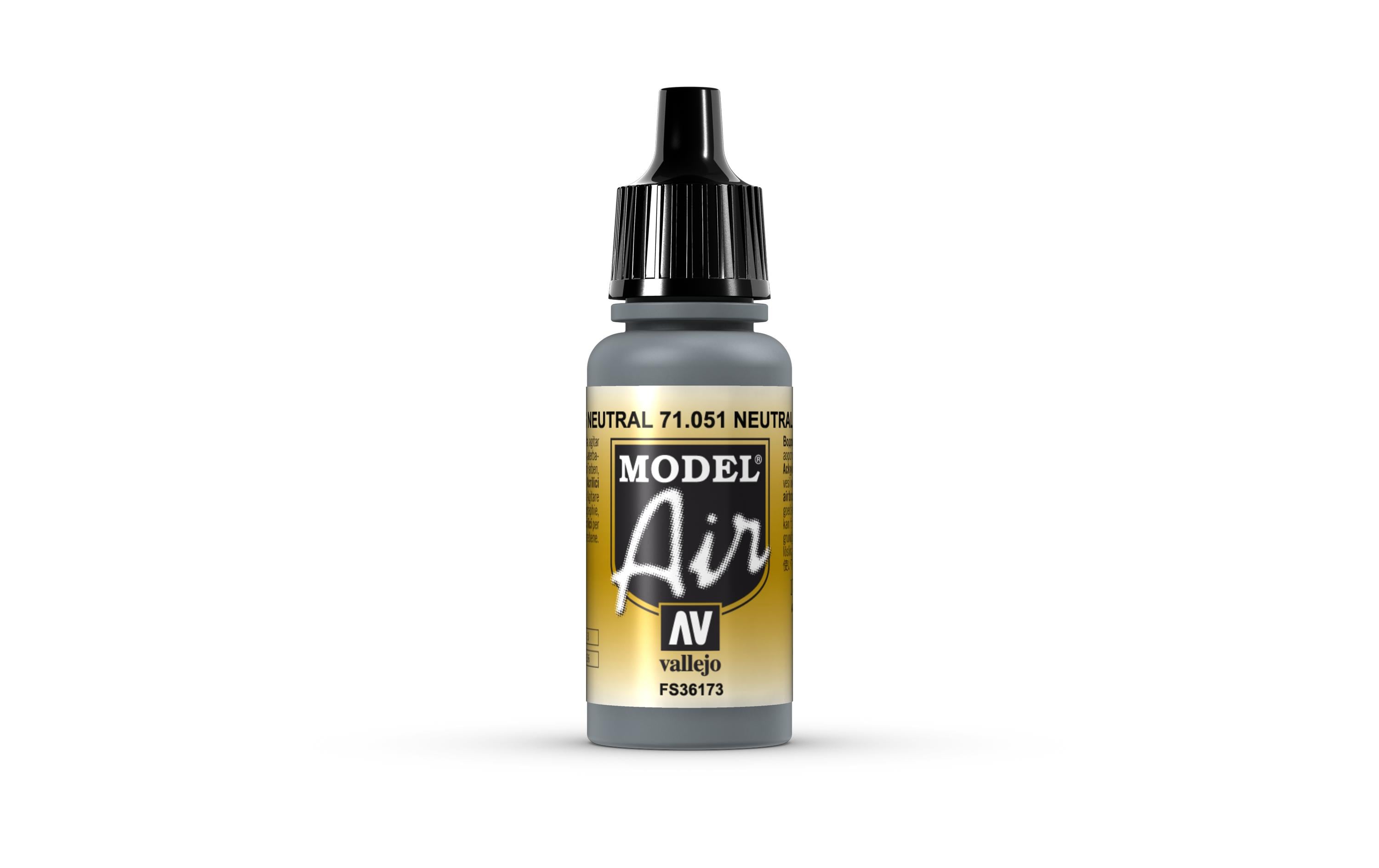 Airbrushfarbe Neutral Grau 17 mlAcryl Model Air Color für Airbrush