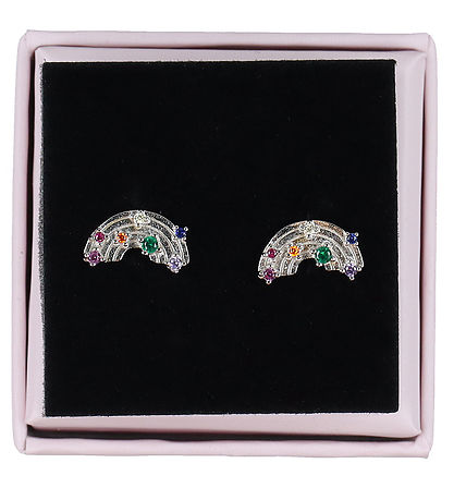 MillaVanilla Ohrringe - Regenbogen - Silber
