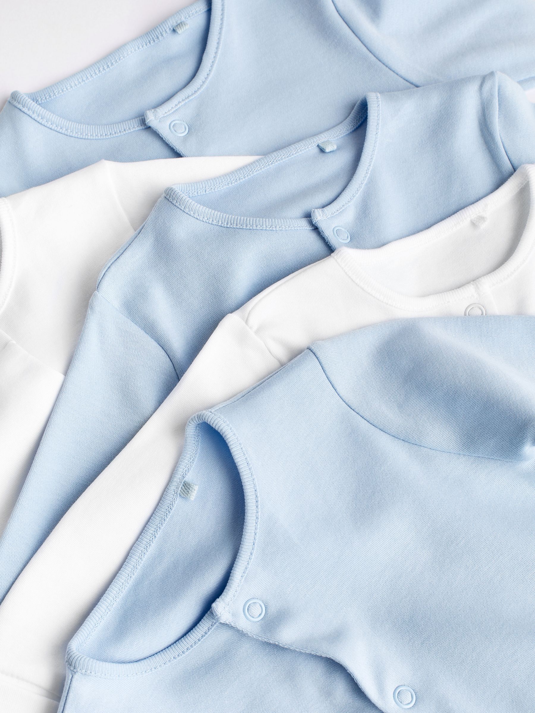 Blauw/wit - Babypyjama's (0-2 jr)