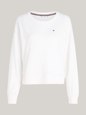 Moletom Global Stripe com Decote Redondo