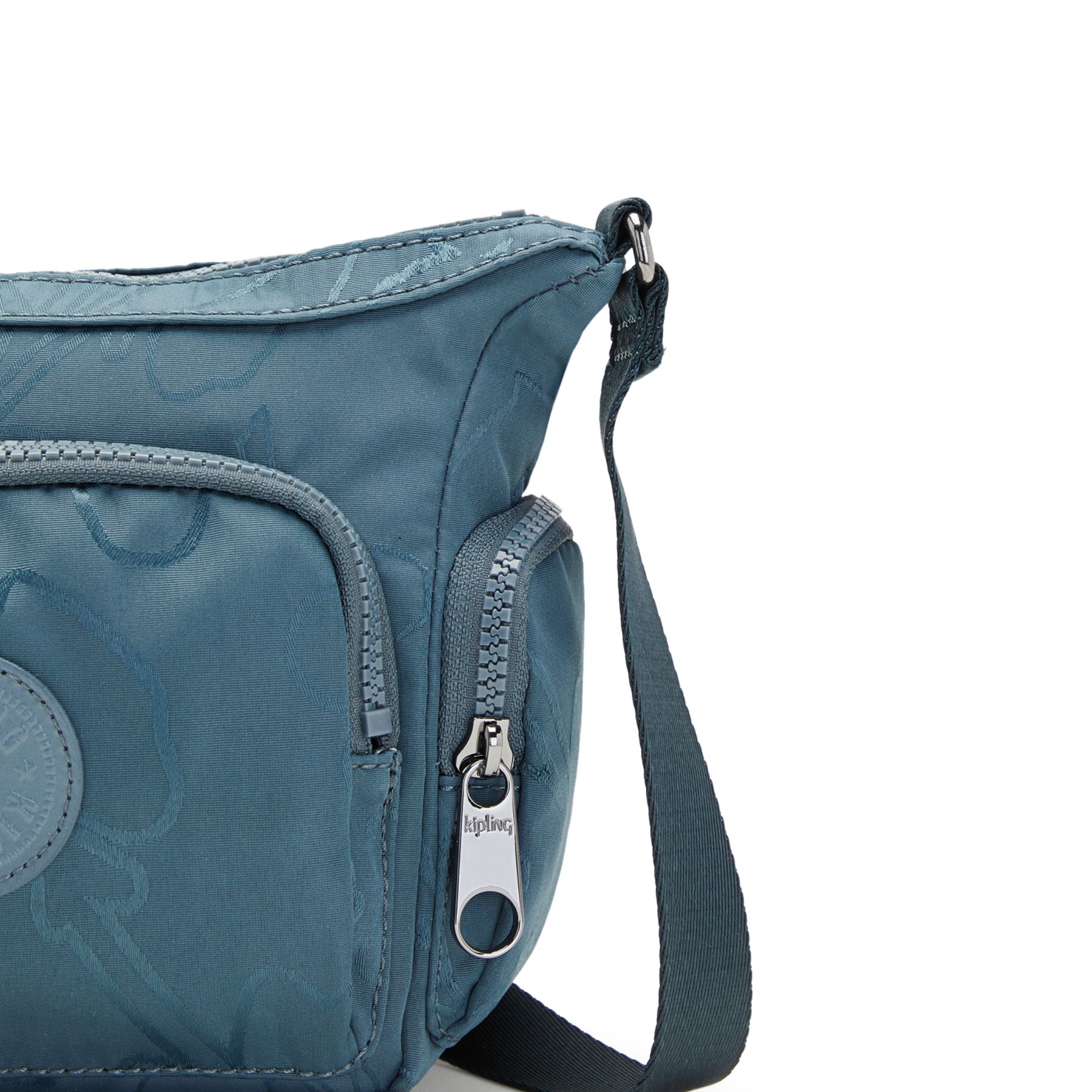 GABBIE MINI Petit sac à bandoulière avec sangle réglable - Nocturnal Grey Jacquard