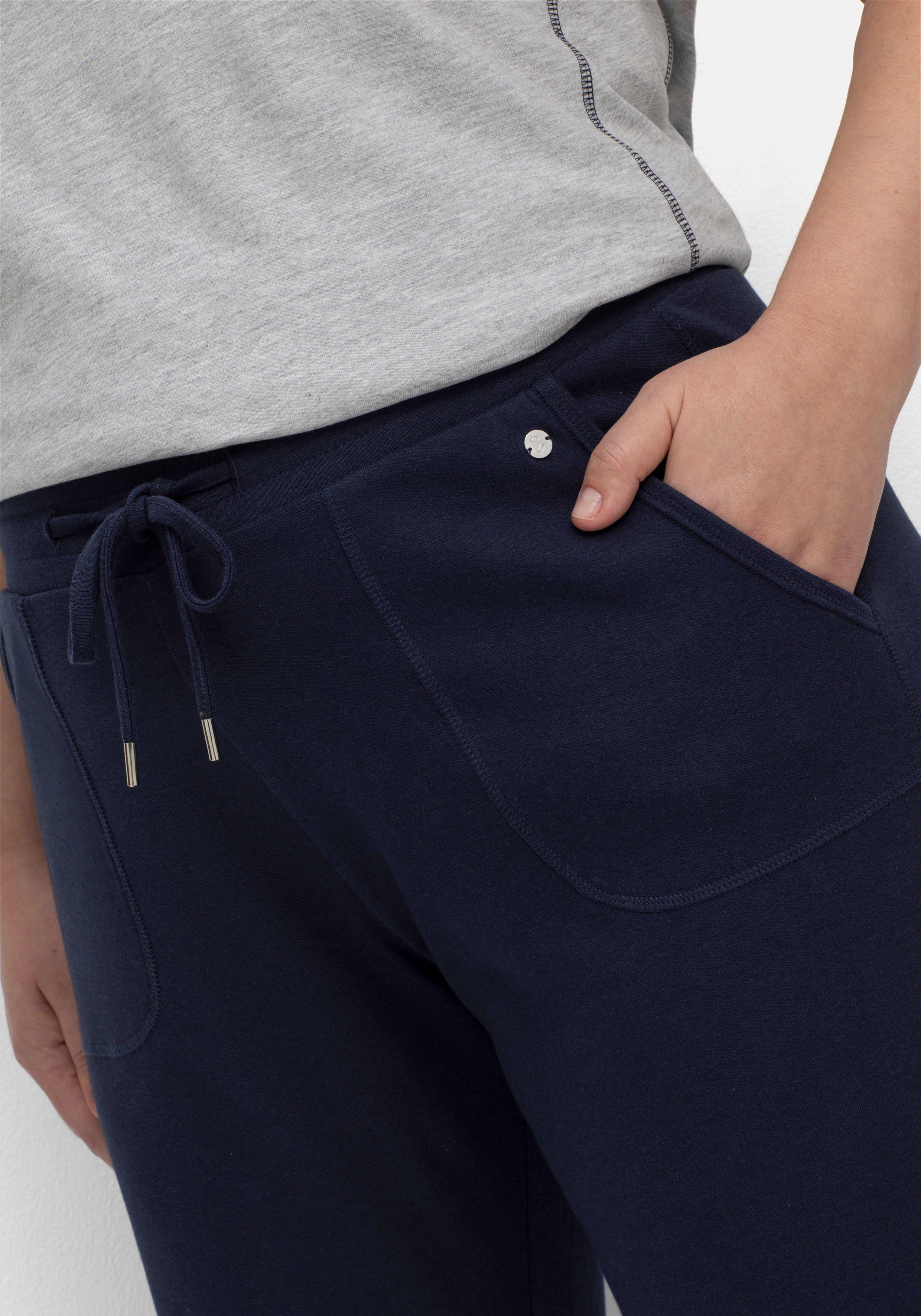 Relaxhose in gerader Form, aus Interlock