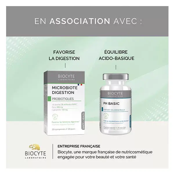 Biocyte Colon Restore Butirato de Sódio Síndrome do Intestino Irritável 30 cápsulas