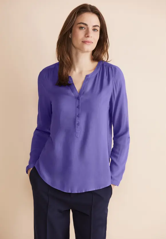 Bluse im Tunikastyle - elderflower purple