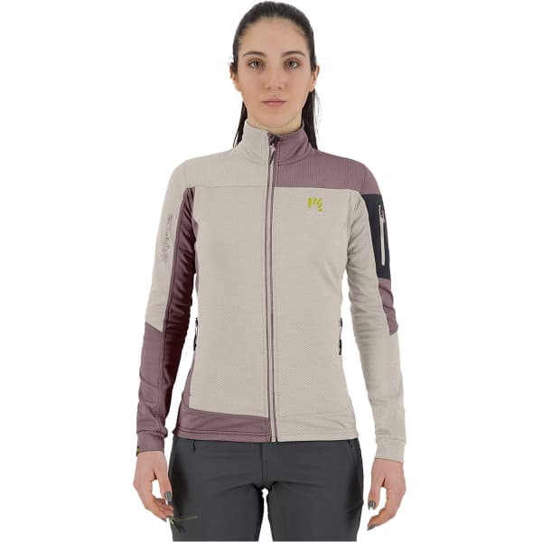 Veste polaire ski rando KARPOS CHERZ W FLEECE OAT/DECO ROSE
