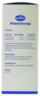 Wapiti Hoestsiroop 150ML