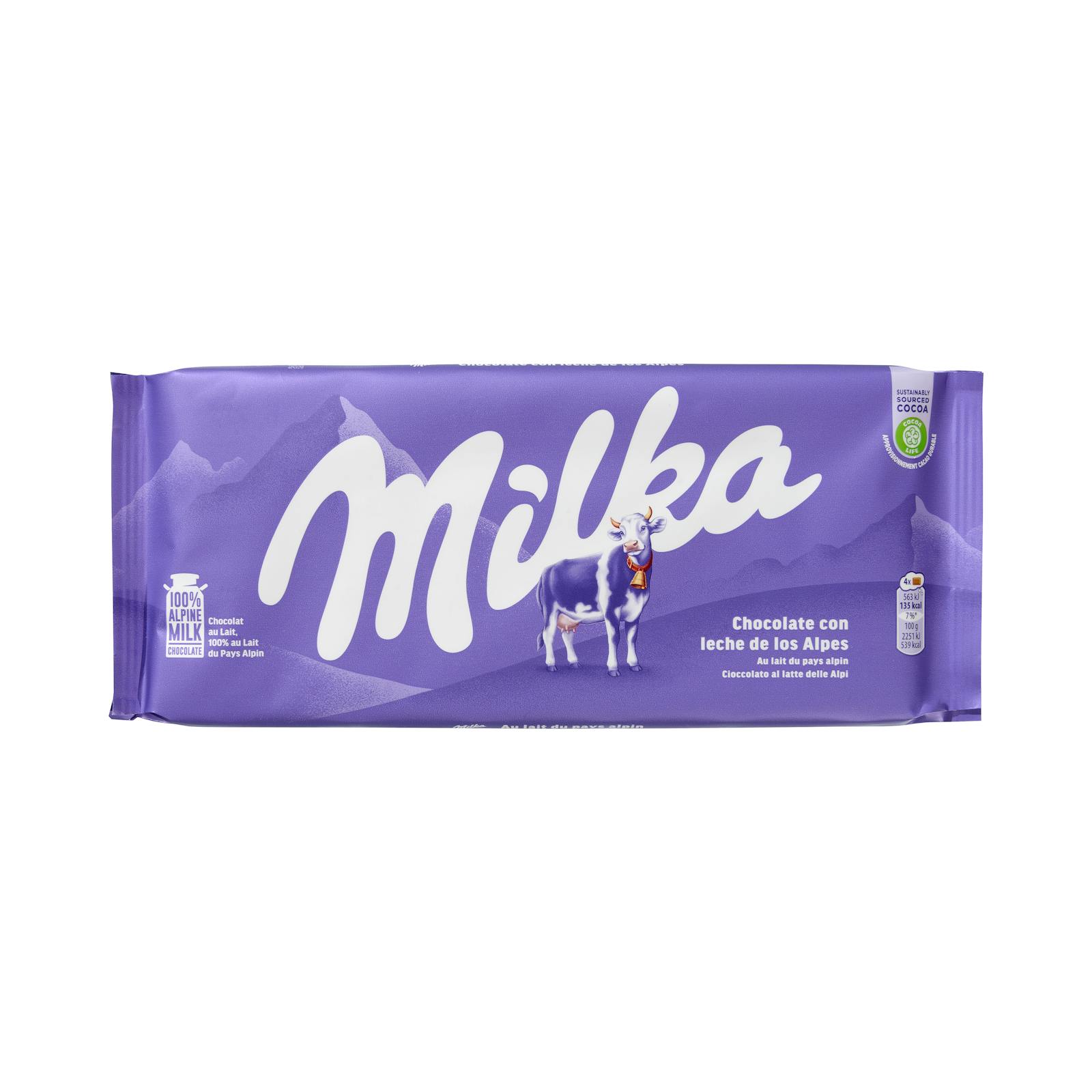 Chocolat au lait Milka