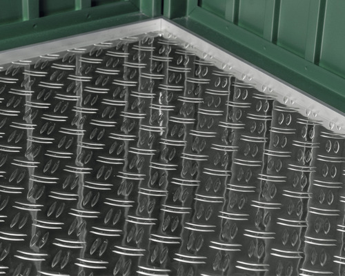 Hörmann EcoStar tuinberging vloer type 2 zilver