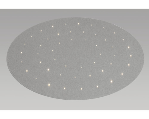 LED kerstboomtapijt, lichtgrijs, Ø 100 cm