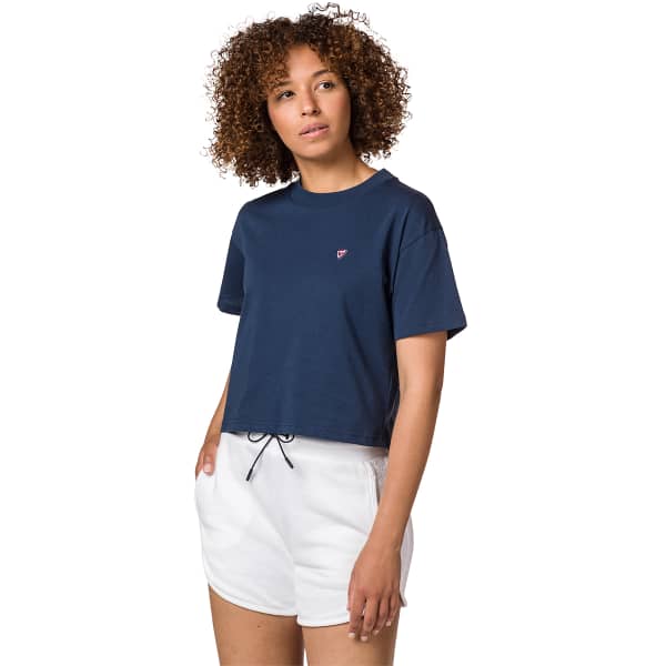 T-shirt ROSSIGNOL W ROSSI TEE CROP DARK NAVY