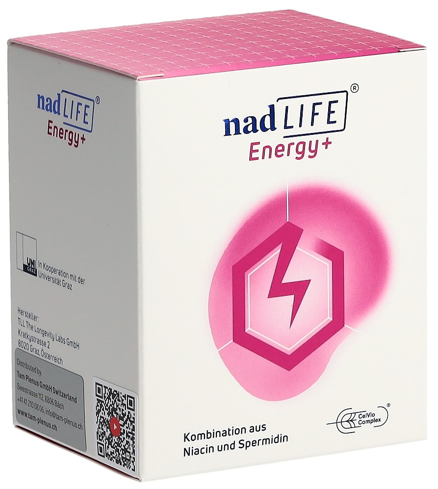 SPERMIDINELIFE nadLIFE Energy+<br>30 Stück, Beutel, NMN Ribose Spermidin