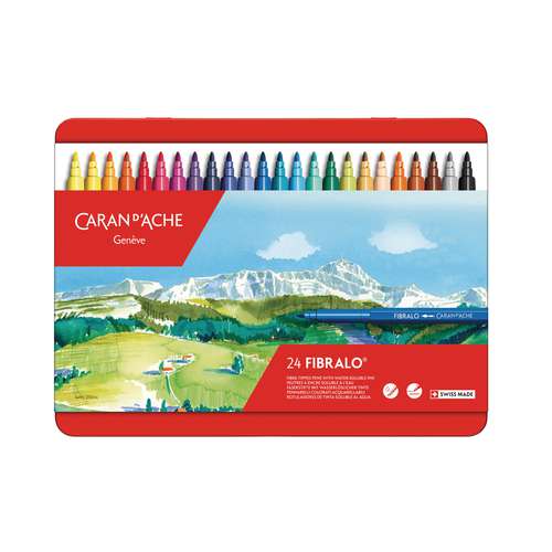 CARAN D'ACHE® FIBRALO® Faserstifte wasservermalbar, Sets